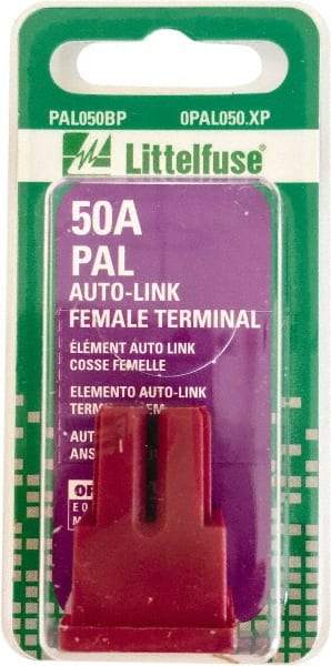 Value Collection - 50 Amp, Automotive Fuse - Red, Littlefuse PAL050 - Americas Tooling