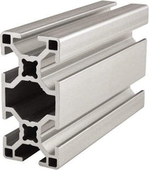 80/20 Inc. - 6 Meters Long x 30 mm Wide x 60 mm Deep, T-Slotted Aluminum Extrusion - Clear Anodized Finish - Americas Tooling