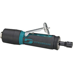 Dynabrade - 1/4" Collet, Straight Handle, Air Straight Die Grinder - 30,000 RPM, Rear Exhaust, 23 CFM, 0.4 hp, 90 psi, 1/4 NPT Inlet - Americas Tooling