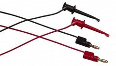 Fluke - Black/Red Electrical Test Equipment Leads Set - Use with All Models - Americas Tooling