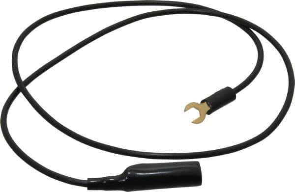 Pomona - Black Electrical Test Equipment Clip - Use with Insulated Spade Lug - Americas Tooling