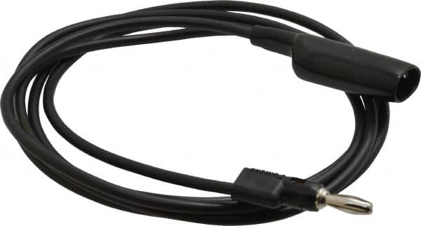 Pomona - Black Electrical Test Equipment Clip - Use with 0.300" Terminal, Banana Plugs - Americas Tooling