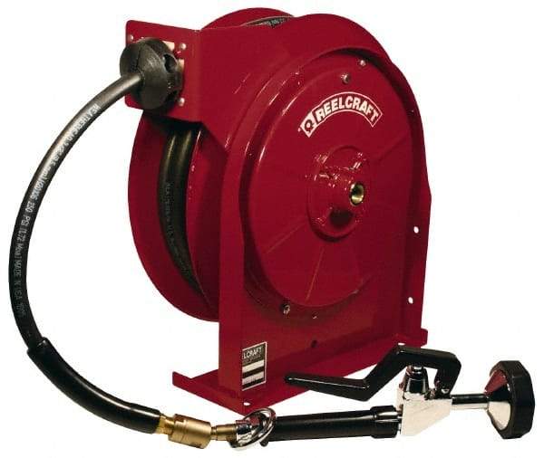 Reelcraft - 35' Spring Retractable Hose Reel - 250 psi, Hose Included - Americas Tooling