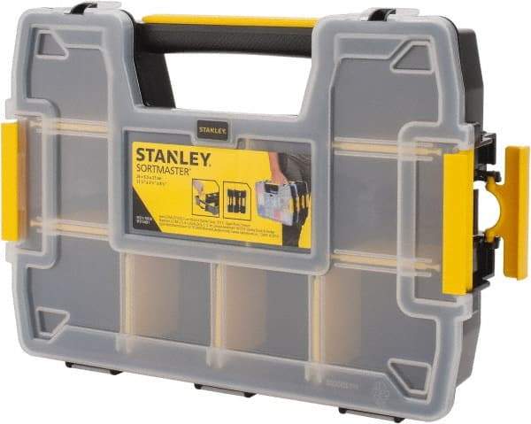 Stanley - 11-39/64" Wide x 2-15/64" High x 8-39/64" Deep, SortMaster Light - Plastic Frame, 10 Compartments - Americas Tooling