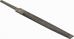 Value Collection - 5.3" Long, Smooth Cut, Mill American-Pattern File - Single Cut, 0.1" Overall Thickness, Tang - Americas Tooling