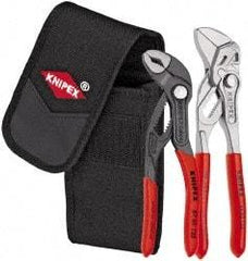 Knipex - 2 Piece Pipe Wrench & Water Pump Plier Set - Comes in Belt Pack - Americas Tooling