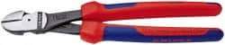 Knipex - 10" OAL, 0.181" Capacity, Diagonal Cutter - 1" Jaw Length x 11/16" Jaw Width, Round/Straight Head, Comfort Grip Handle - Americas Tooling