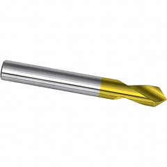 Magafor - 1/8" Body Diam, 90° Point, Cobalt, 2" Overall Length, Spotting Drill - Americas Tooling