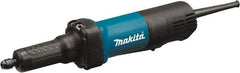 Makita - 1/4" Collet, 25,000 RPM, Inline Handle Electric Die Grinder - 120 Volts, 3.5 Amps, 8.2' Cord - Americas Tooling