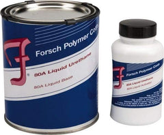 Forsch Polymer Corp - 1 Lb Kit Tan Polyurethane Castable Rubber - 100°F Max Operating Temp, 30 min Tack Free Dry Time, 24 hr Full Cure Time, Series URS 5180 - Americas Tooling