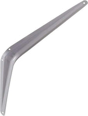 National Mfg. - 100 Lb Capacity, Gray Shelf Brackets - 10" Long x 12" High x 1 3/4" Wide - Americas Tooling