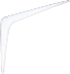 National Mfg. - 100 Lb Capacity, White Shelf Brackets - 8" Long x 10" High x 1-1/2" Wide - Americas Tooling