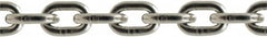 Value Collection - 5/64" Welded Stainless Steel Chain - 55 Lb Capacity, Grade 43, 200' Long, Polished Finish - Americas Tooling