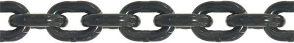 Value Collection - 5/8" Welded Alloy Chain - 18,100 Lb Capacity, Grade 80, 150' Long, Black Finish - Americas Tooling