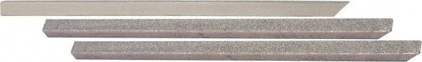 Value Collection - Coarse, Medium & Fine, Single End Diamond Hone - 250 Grit, 1/4" Wide x 1/4" High x 6" OAL - Americas Tooling