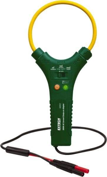 Extech - CA3010, CAT IV, Analog True RMS Clamp Meter with 10" Flex Jaws - 3000 AC Amps, Measures Current - Americas Tooling