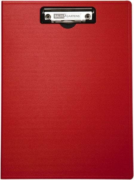 Baum/Gartens - 13-1/4 Inch Long x 9-1/4 Inch Wide, Clip Board - Red - Americas Tooling