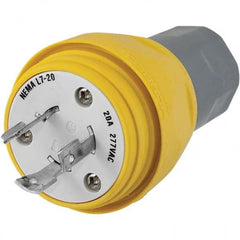 Hubbell Wiring Device-Kellems - 277 VAC 20A NEMA L7-20P Industrial Twist Lock Plug - Americas Tooling