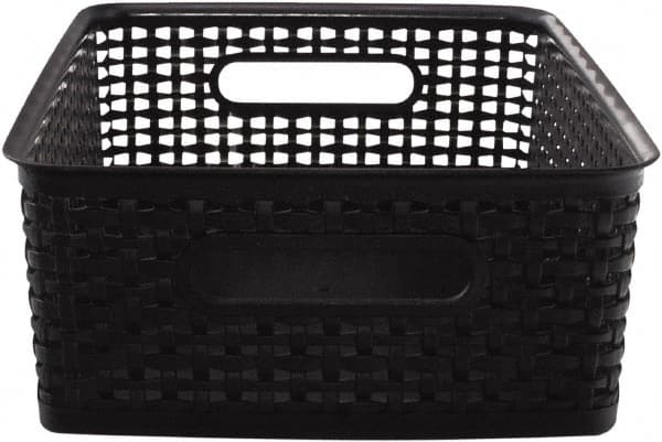 ADVANTUS - 1 Compartment, 10-1/2 Inch Wide x 14 Inch Deep x 7 Inch High, Stamp and Coin Box - Plastic, Black - Americas Tooling