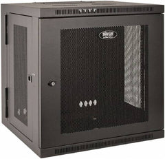 Tripp-Lite - 23-1/2" Overall Width x 12" Rack Height x 21-5/8" Overall Depth Data Cable Enclosure - 200 Lb Capacity, Black - Americas Tooling