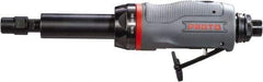 Proto - 1/4" Collet, Straight Handle, Straight Air Die Grinder - 23,000 RPM, Rear Exhaust, 4 CFM, 0.5 hp, 90 psi, 1/4" Inlet - Americas Tooling