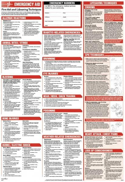 ComplyRight - Regulatory Compliance General Safety & Accident Prevention Training Kit - English, 25-1/4" Wide x 35-1/4" High - Americas Tooling