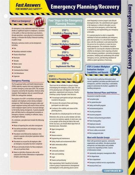 ComplyRight - Regulatory Compliance Hazmat, Spill Control & Right to Know Training Kit - English, 11" Wide x 17" High - Americas Tooling