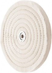 Value Collection - 10" Diam x 3/4" Thick Unmounted Buffing Wheel - 60 Ply, Polishing, 1" Arbor Hole, Medium Density - Americas Tooling