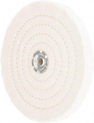 Value Collection - 8" Diam x 3/4" Thick Unmounted Buffing Wheel - 60 Ply, Polishing, 1" Arbor Hole, Medium Density - Americas Tooling