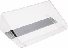 Deflect-o - 13" Wide x 7" High x 4" Deep Plastic Wall File - 1 Compartment, Clear - Americas Tooling