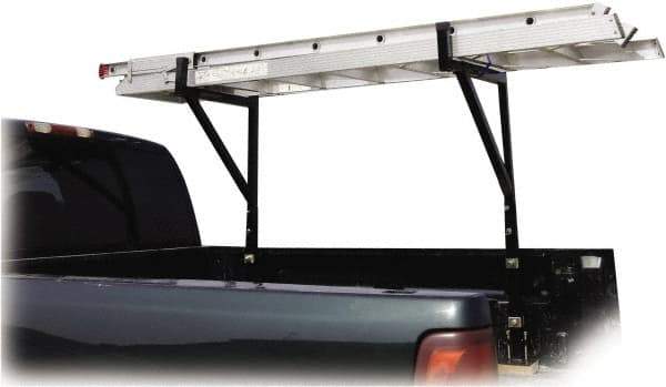 Erickson Manufacturing - Steel Ladder Rack - 34" Wide, Black, For Use with Any Truck - Americas Tooling