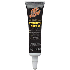 Tri-Flow - 0.25 oz Tube Synthetic High Temperature Grease - Translucent White, Extreme Pressure, Food Grade & High Temperature, 400°F Max Temp, NLGIG 2, - Americas Tooling