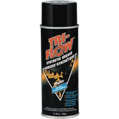 Tri-Flow - 11.25 oz Aerosol Synthetic High Temperature Grease - Translucent White, Food Grade & High Temperature, 400°F Max Temp, - Americas Tooling