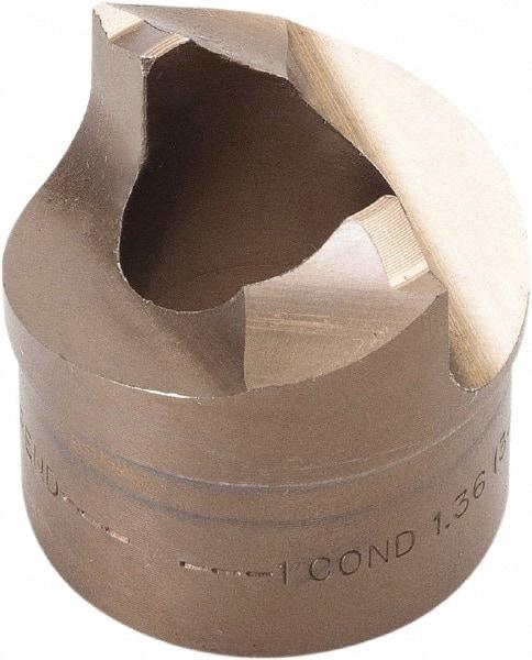 Greenlee - 1" Conduit Round Punch - 1.36" Hole Diam - Americas Tooling