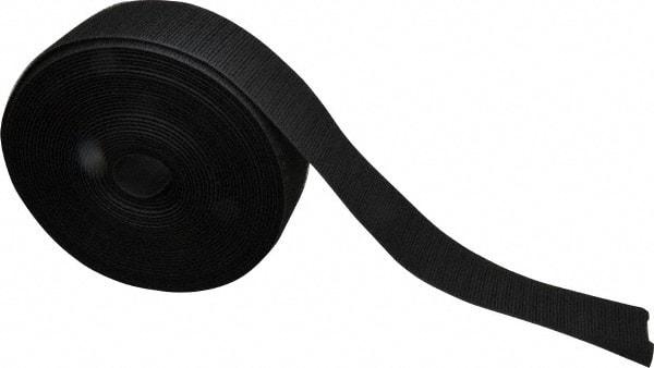 VELCRO Brand - 2" Wide x 10 Yd Long Sew On Hook & Loop Roll - Continuous Roll, Black - Americas Tooling