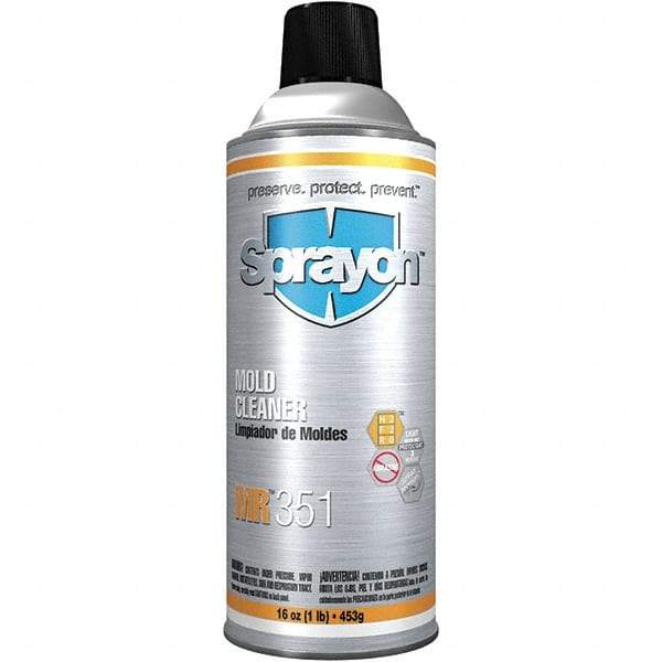 Sprayon - 16 Ounce Aerosol Can, Clear, Mold Cleaner - Americas Tooling