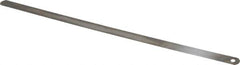 Precision Brand - 0.002 Inch Thick x 1/2 Inch Wide x 12 Inch Leaf Length, Parallel Feeler Gage - High Carbon Steel - Americas Tooling