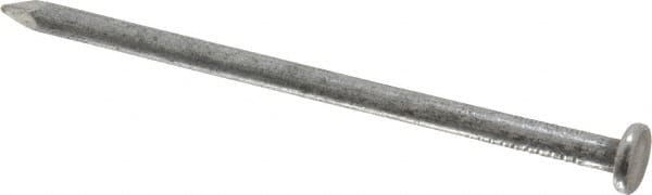 Value Collection - 20D, 6 Gauge, 4" OAL Common Nails - Ring Shank, Grade 2 Steel, Bright Finish - Americas Tooling