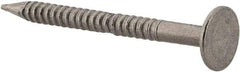 Value Collection - 13 Gauge, 1-1/4" OAL Underlayment Nails - Annular Thread Shank, Grade 2 Steel, Uncoated - Americas Tooling