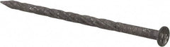 Value Collection - 12D, 10 Gauge, 3-1/4" OAL Decking Nails - Fluted Shank, Grade 2 Steel, Uncoated - Americas Tooling