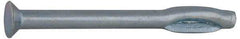 Value Collection - 1/4" Diam, 1/4" Drill, 3" OAL, 1-1/4" Min Embedment Split-Drive Concrete Anchor - Steel, Zinc-Plated Finish, Flat Head - Americas Tooling