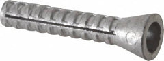 Value Collection - 1/4" Diam, 1/4" Drill, 1-1/2" OAL, 1" Min Embedment Plug Concrete Anchor - Lead Alloy - Americas Tooling