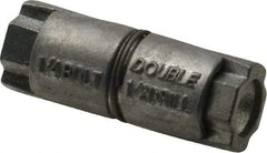 Value Collection - 1/4" Diam, 1/2" Drill, 1" OAL, Double Expansion Concrete Anchor - Zinc - Americas Tooling