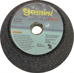 Norton - 4" Diam, 2" Overall Thickness, 16 Grit, Type 11 Tool & Cutter Grinding Wheel - Very Coarse Grade, Aluminum Oxide, Q Hardness, 9,070 RPM - Americas Tooling