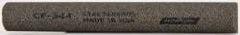 Norton - 4" Long x 1/2" Diam Aluminum Oxide Sharpening Stone - Half Round, Coarse Grade - Americas Tooling