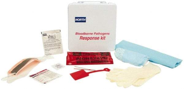 North - 15 Piece, 1 Person, Refill for Bloodborne Pathogen Kit - Poly Bag - Americas Tooling