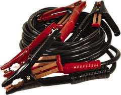 Associated Equipment - 15 Ft. Long, 500 Amperage Rating, Heavy Duty Booster Cable - Black & Red, 5 AWG Wire Guage - Americas Tooling