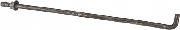 Value Collection - 1/2-13, 18" OAL Bent Anchor Bolt - Grade 2 Steel - Americas Tooling