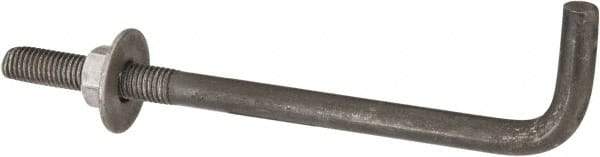 Value Collection - 5/8-11, 10" OAL Bent Anchor Bolt - Grade 2 Steel - Americas Tooling