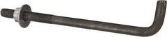 Value Collection - 1-8, 18" OAL Bent Anchor Bolt - Grade 2 Steel - Americas Tooling